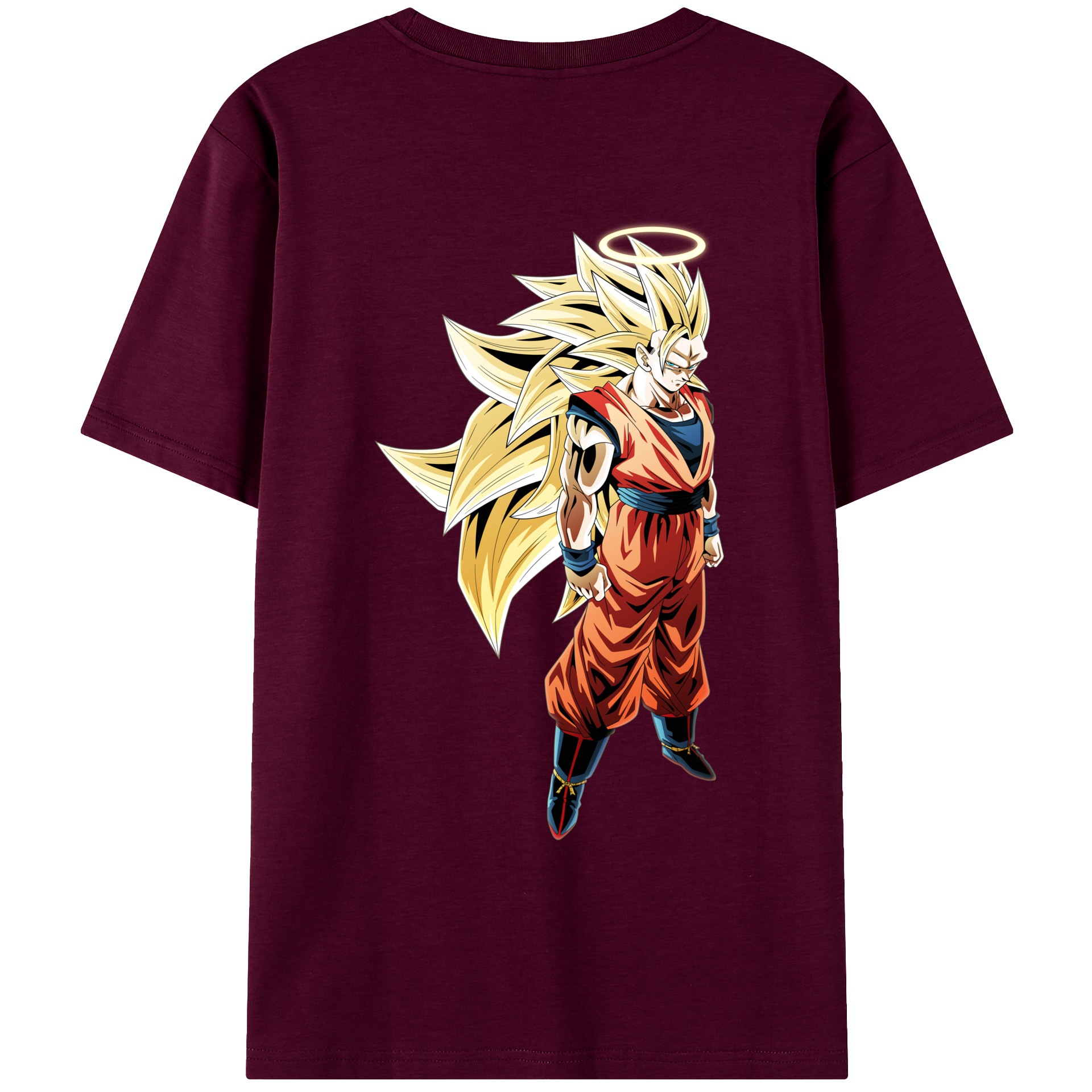 （画像用） ドラゴンボール 孫悟空（そん ごくう）Son Goku カカロット DRAGON BALL Kakarotto レディース半袖Tシャツ(バックプリント)